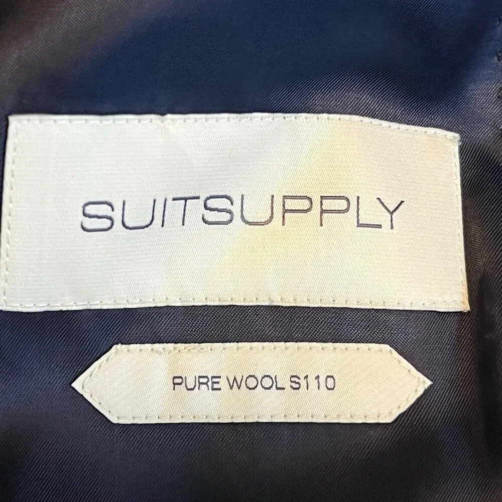 Suitsupply Super 110s Tailored Fit Lazio Suit Vitale Barberis Canonico Wool 38